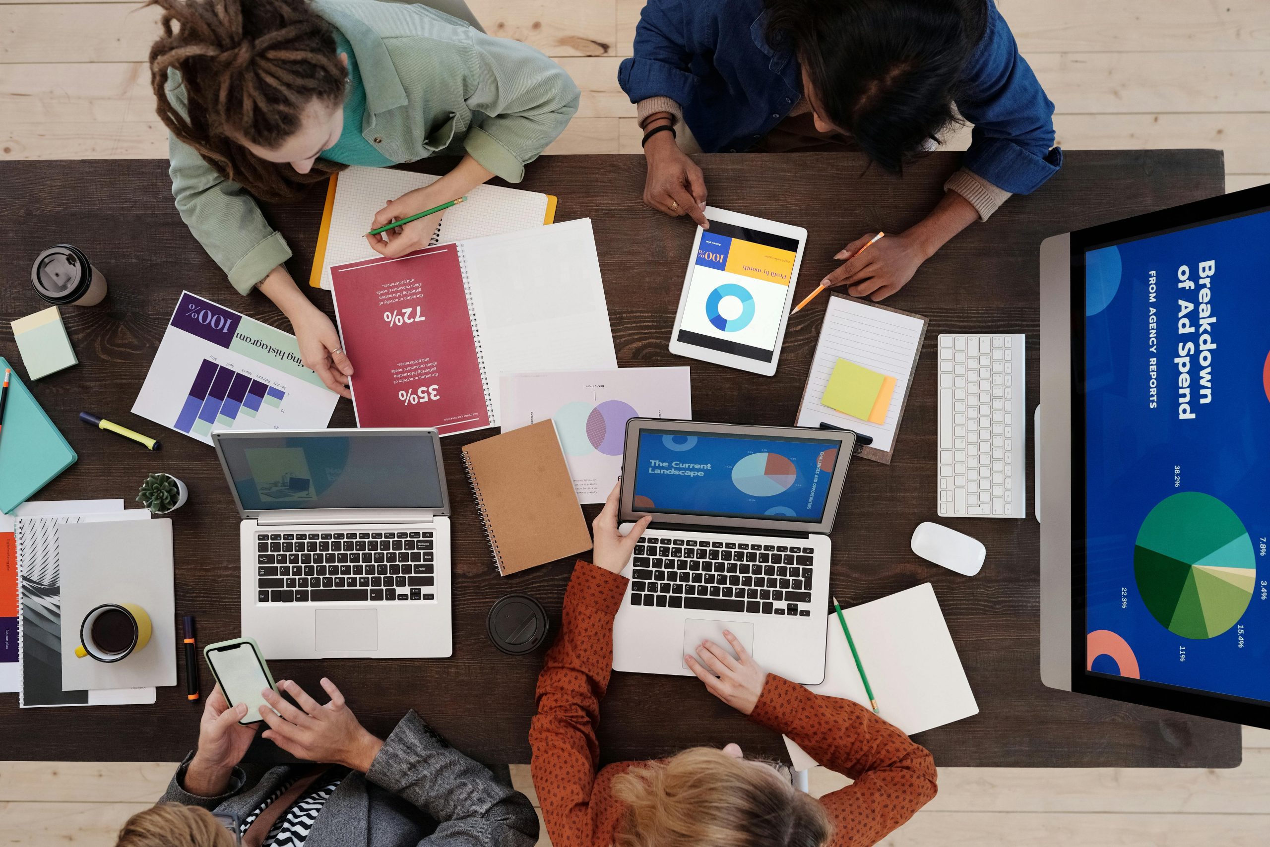 pexels-mikael-blomkvist-6476260 Team working together on digital marketing strategies to boost online presence and enhance digital footprint